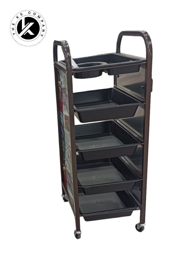 Carrello ausiliario per parrucchiere e barbiere