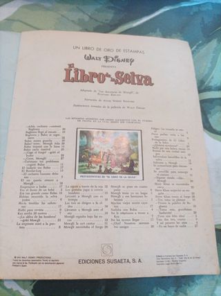 Álbum cromos el libro de la selva