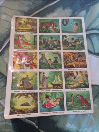 Álbum cromos el libro de la selva