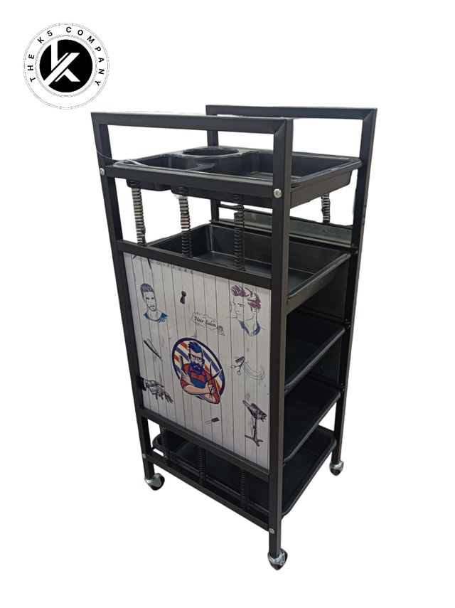 Carrello ausiliario per parrucchiere e barbiere