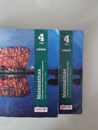 Libro de matemáticas 4 de la eso