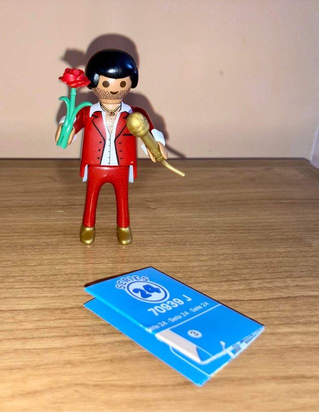 Playmobil cantante enamorado serie 24 años 70