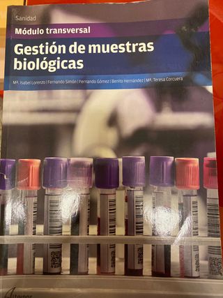 Libro Gestión de muestras biológicas