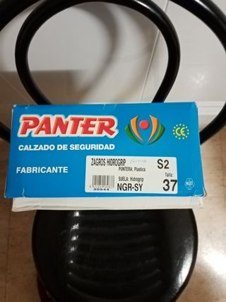 Zueco de seguridad a estrenar.