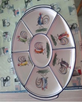 Antipastiera in ceramica 