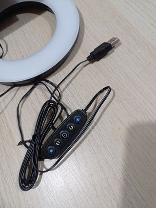 🤳 ARO DE LUZ CON TRÍPODE 16CM. 🤳