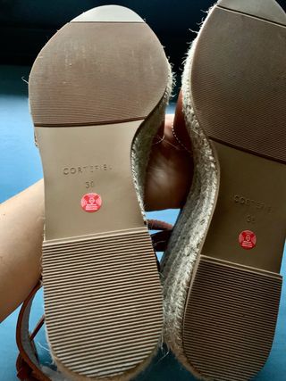 Sandalias de piel auténtica