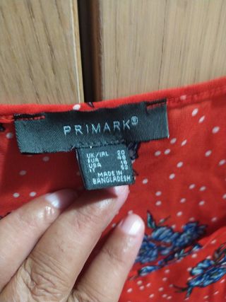 Blusa de tirantes talla 48 