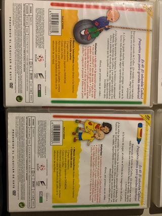 peliculas caillou DVD infantiles