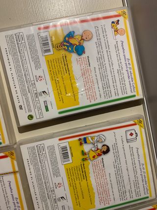 peliculas caillou DVD infantiles
