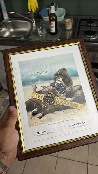 Pubblicitá D’epoca Rolex Submariner Vintage