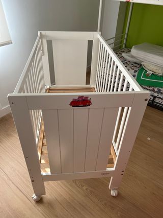 Cuna blanca 123x65 cm