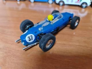 Ferrari 156 v6 azul tejano exin Scalextric antiguo