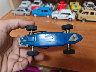 Ferrari 156 v6 azul tejano exin Scalextric antiguo