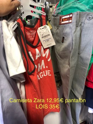ropa nueva con etiqueta y sin 