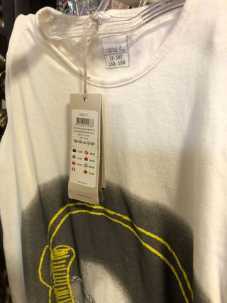 ropa nueva con etiqueta y sin 