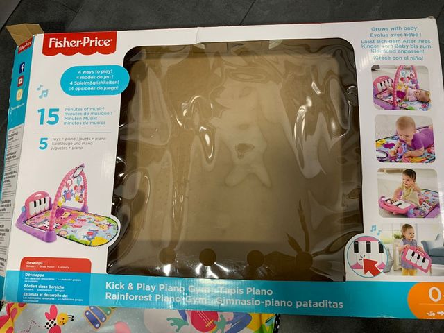 Gimnasio para bebé con piano  fisher price