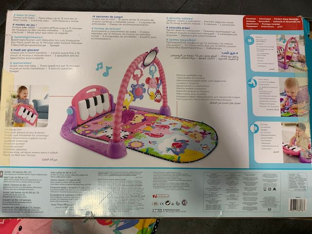 Gimnasio para bebé con piano  fisher price