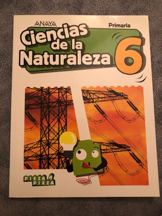 Libro ciencias de la naturaleza 6 primaria Pieza..