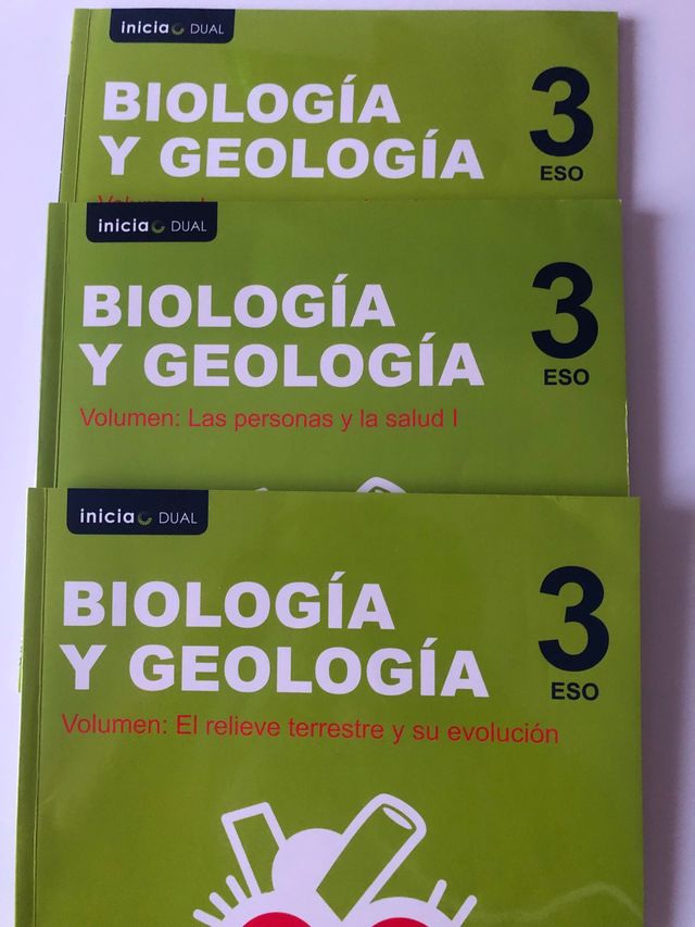 libros biología y geología 3ºEso oxford