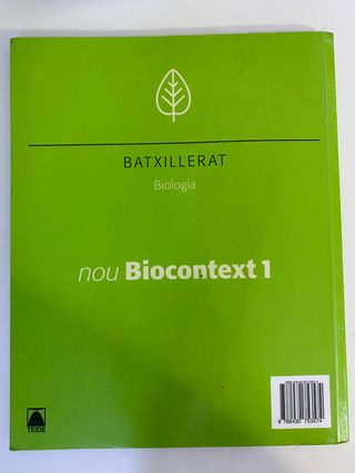 Libro biologia 1 bachillerato