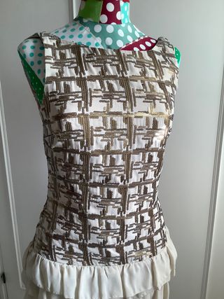 Vestido tipo años veinte Charleston