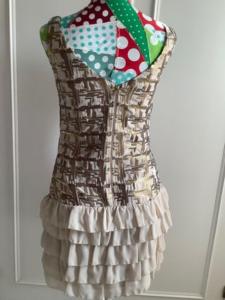 Vestido tipo años veinte Charleston