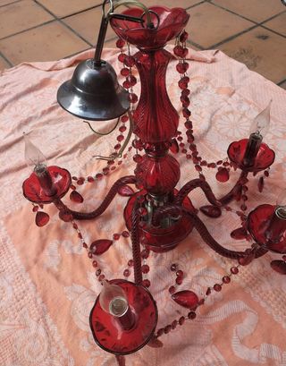 Lampara techo araña