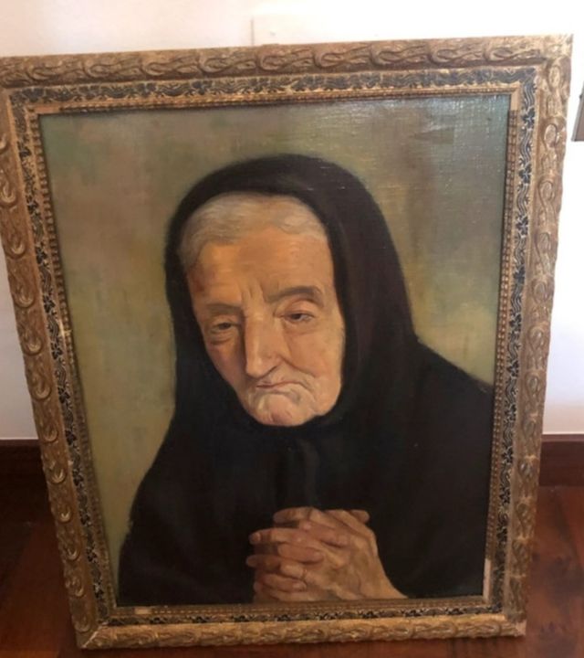 Quadro olio su cartone