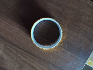 Pulsera fantasía lentejuelas doradas