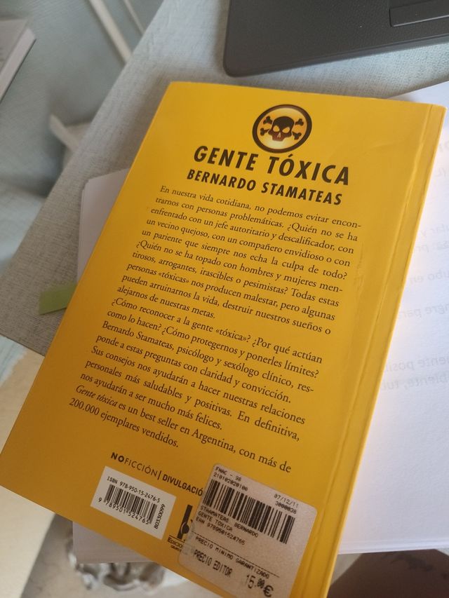 Libro gente tóxica