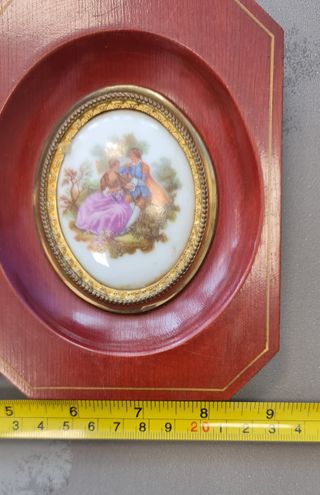 Cuadros miniatura en porcelana de Fragonard