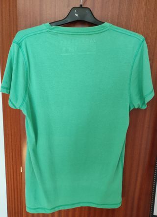 Camiseta verde de Jack & Jones. Talla M