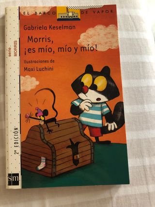 2 libros infantiles saga “morris”