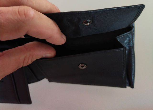 Portafoglio Segue in pelle per uomo, con portamone