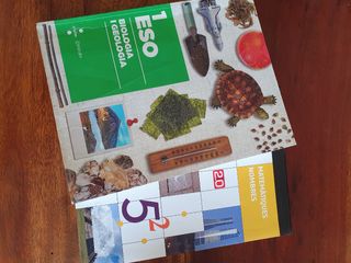 Libros matematicas i biologia 1ro ESO