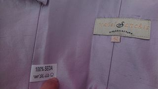 Elegante vestido de seda de Isabel Sanchís