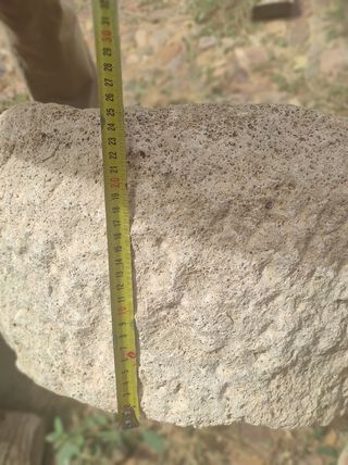 Pila de  agua  antigua de piedra  56*25cm