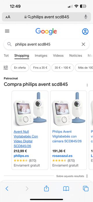 digital video baby monitor Philips Avent