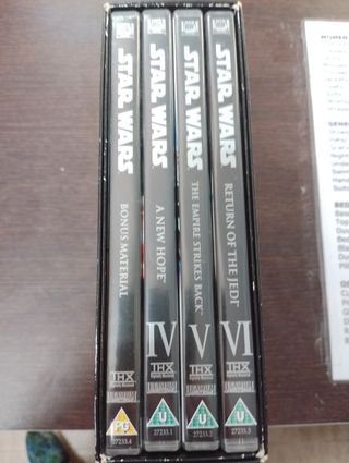 Star Wars trilogía DVD y Bonus V Boxset