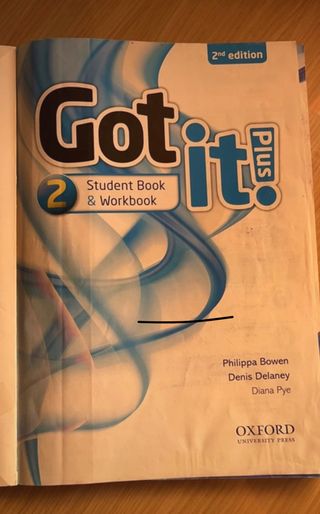 libro de Inglés Got It! Plus 2 ESO