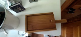 Caja madera bambú masaje, quemador