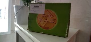 Caja madera bambú masaje, quemador