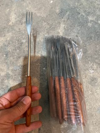 pinchos tenedores para fondue.