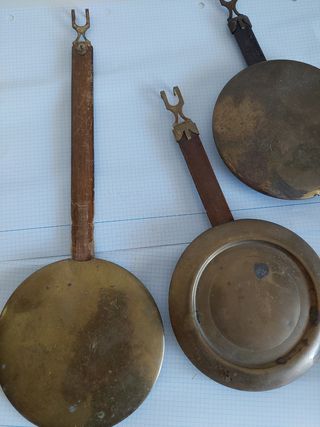 Preciosos Péndulos Muy Antiguo De Reloj.