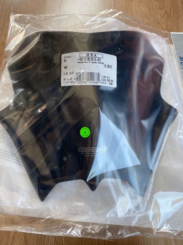 Cupula negra Ktm Duke