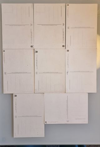 11 postais ANTIGO - Papa João Paulo II+ orações