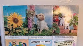 11 postais ANTIGO - Papa João Paulo II+ orações