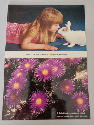 11 postais ANTIGO - Papa João Paulo II+ orações