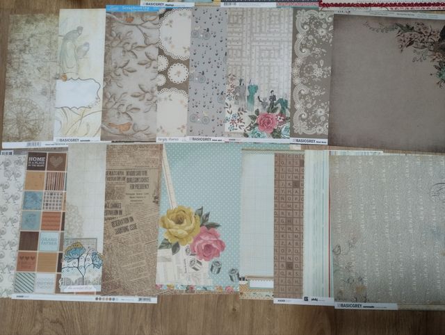 Papeles scrapbook 30x30